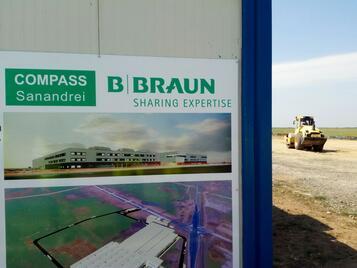 B. Braun to complete in October 2019 the first phase of the 120 million euro investment near Timişoara