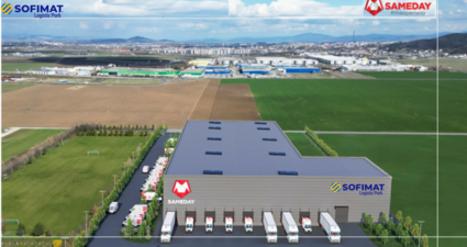 Sofimat Logistic Park Ghimbav announces the completion of the construction of a 6800 sqm build-to-suit logistics space for the courier company SAMEDAY
