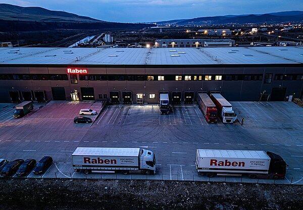 The new Raben warehouse in Cluj, a state-of-the-art logistics warehouse with daily direct connections to Europe