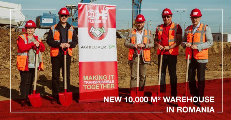 H.Essers constructs its first CO2 neutral warehouse of 10,000 m² at high Seveso standards for Agricover Distribution in Bolintin Deal