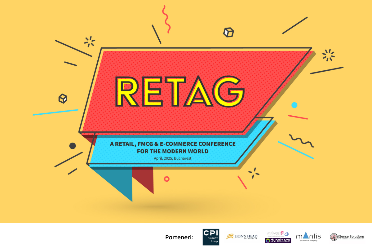 reTAG 2025: On April 4, we will discuss, in Bucharest, trends in retail, FMCG and e-commerce, in the context of new economic realities